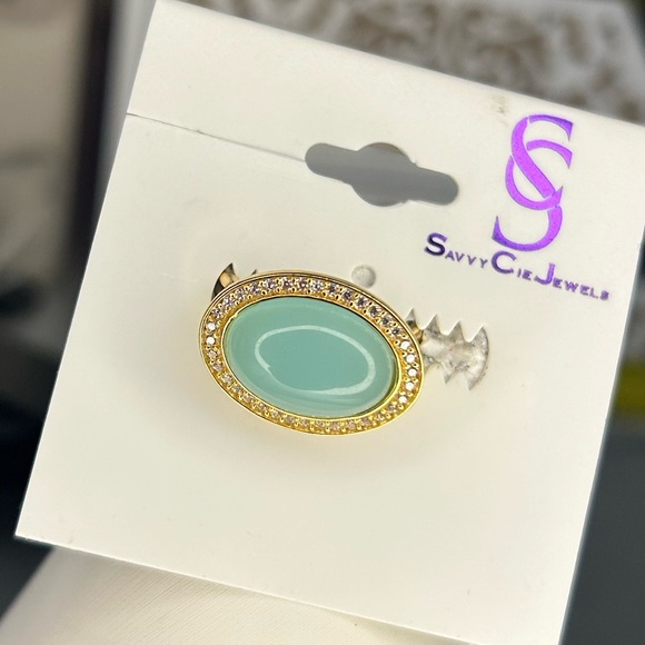 NWT Aquamarine Oval Ring - Picture 7 of 9